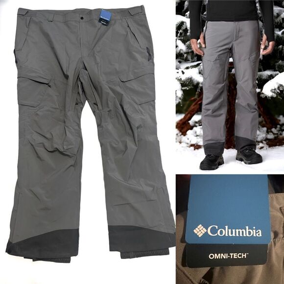 Columbia NWT Omni-Tech Powder Stash Winter Snow Pant Size 6X - Picture 1 of 13